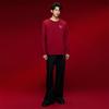 Mark Fairwhale Men's Pure Cotton Long-Sleeve Round Neck T-Shirt