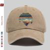 Pc New Landscape Illustration Print Baseball Cap with Forest Print Design Sun Hat Hunting Decoration Hat Buckle Adjustable Mult