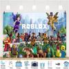 Roblox Boys' Game Birthday Party Decoration Banner 5x3 Ethylene Photography Backdrop Cloth