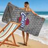 Name Custom Cleveland Cavaliers Print Beach Towel, Large Soft Quick Dry Towel for Beach Camping Swimming
