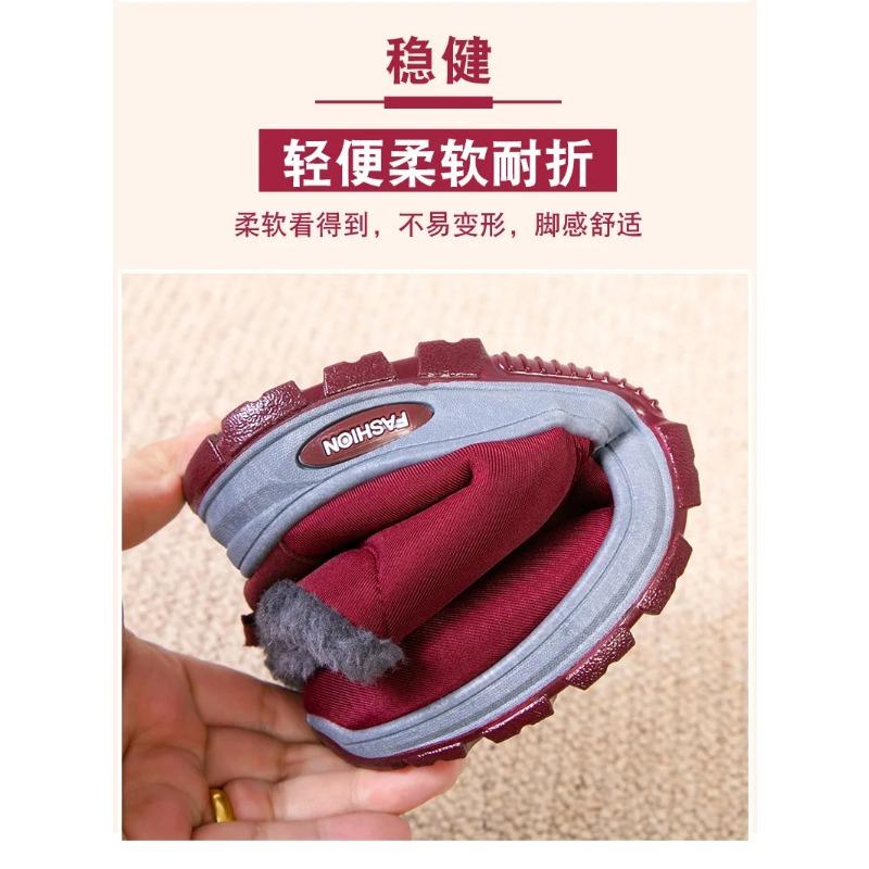 Women's Shoes  Autumn Winter Warm Casual Cotton Boots Plush Comfortable Warm Anti Slip Outdoor Ankle Boots Botas Para Mujer