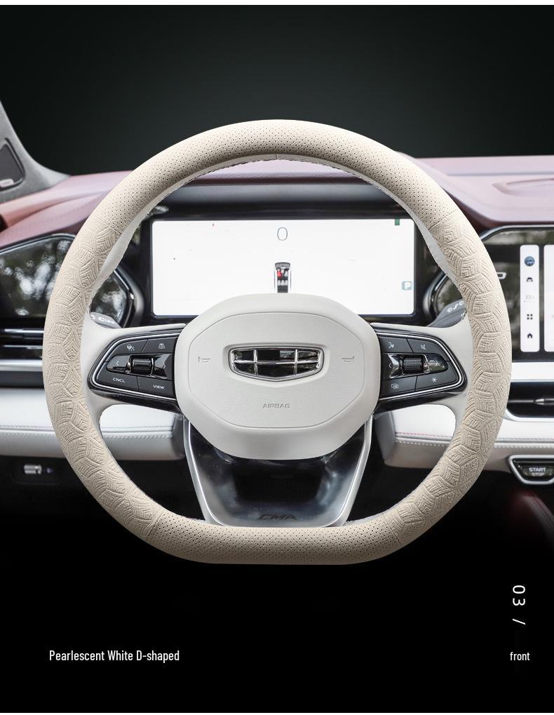 Geely ICON, Xingyue L, Xingrui, Emgrand GS, Hao Yue L, Binrui, Bin Yue Suede Steering Wheel Cover (All-Season)