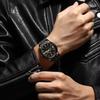 POEDAGAR Sport Casual Man Wristwatch Waterproof Stainless Steel Luminous Original Watch Date Week Quartz Watches Reloj