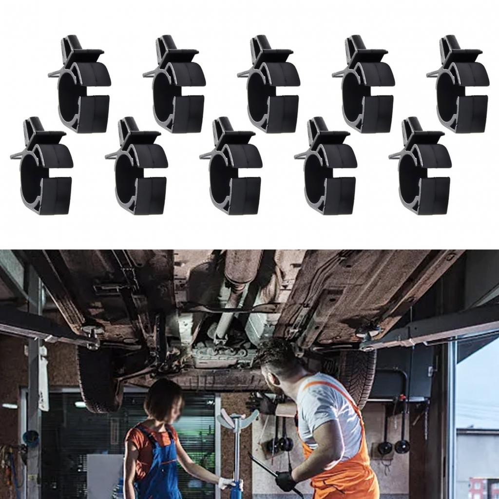 10 ks Upevňovací prvky pro kabeláž 11 mm/0,43 palce Černé autopříslušenství