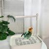 Automatic Bird Bathtub with Running Water USB Electric Bird Shower Box for Lovebird Ferret Cockatiel Bird Supplies
