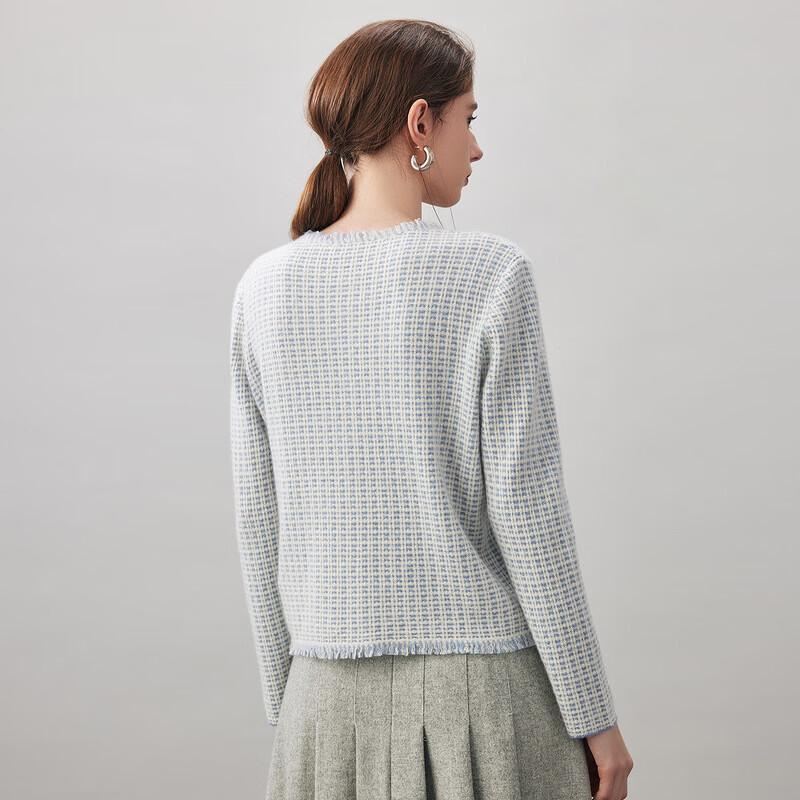 Kemeng Boka 2025 Women's Cashmere Round Neck Cardigan