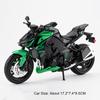 1:12 Kawasaki Z1000 Zx-6r Legierung Motorradmodell Diecast Spielzeugauto Vorderradlenkung Sound Licht Fahrzeug Kinder Weihnachtsgeschenke
