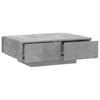 Vidaxl Salontafel, Beton Grijs, 90X60X31 Cm