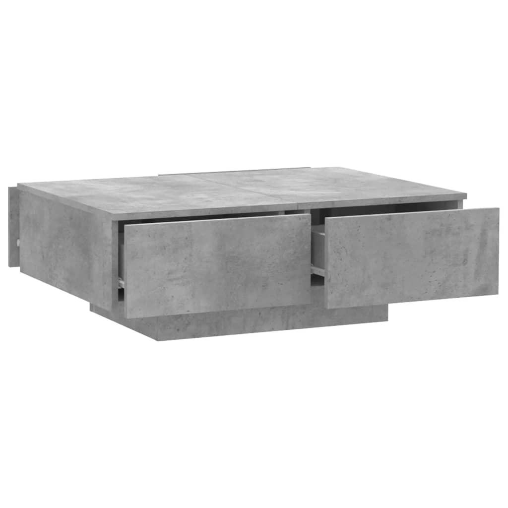 Vidaxl Salontafel, Beton Grijs, 90X60X31 Cm