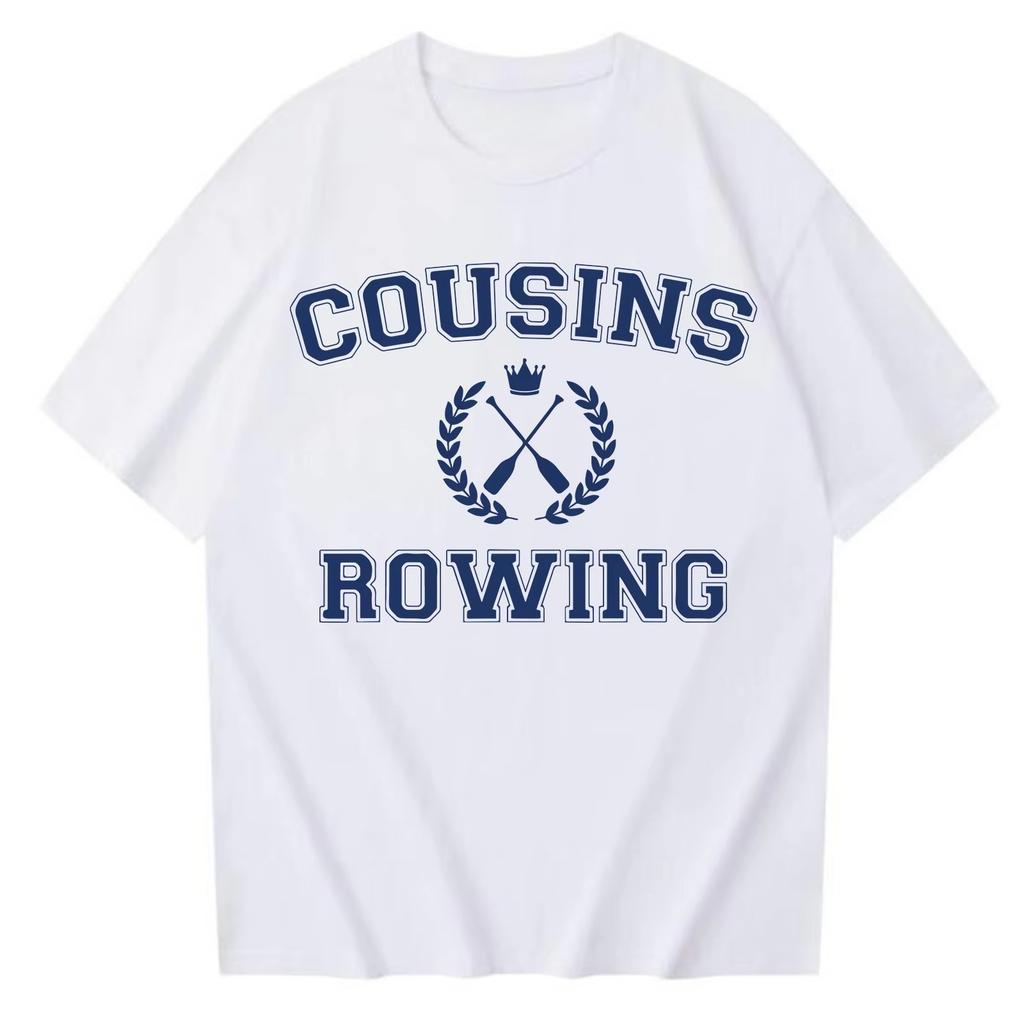 THe Summer I Turned Pretty TShirt Bellys Cousins Rowing 2026 Spring Summer New Fashion Short Sleeve Top Cousins Beach Shirt