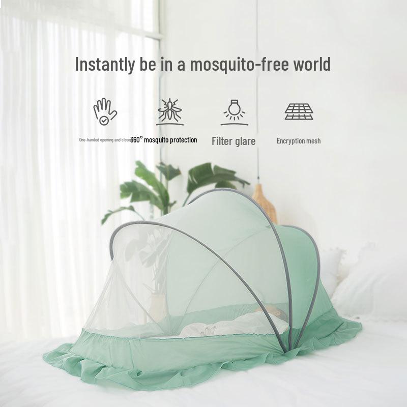 Foldable Mosquito Net for Dorms and Homes - Easy Install, Summer Yurt Style