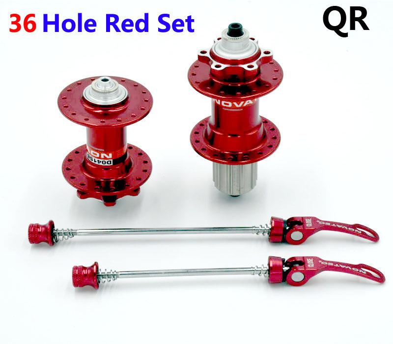 Novatec D041SB/D042SB MTB Disc Brake Hubs, 4 Bearings, 28/32/36 Holes