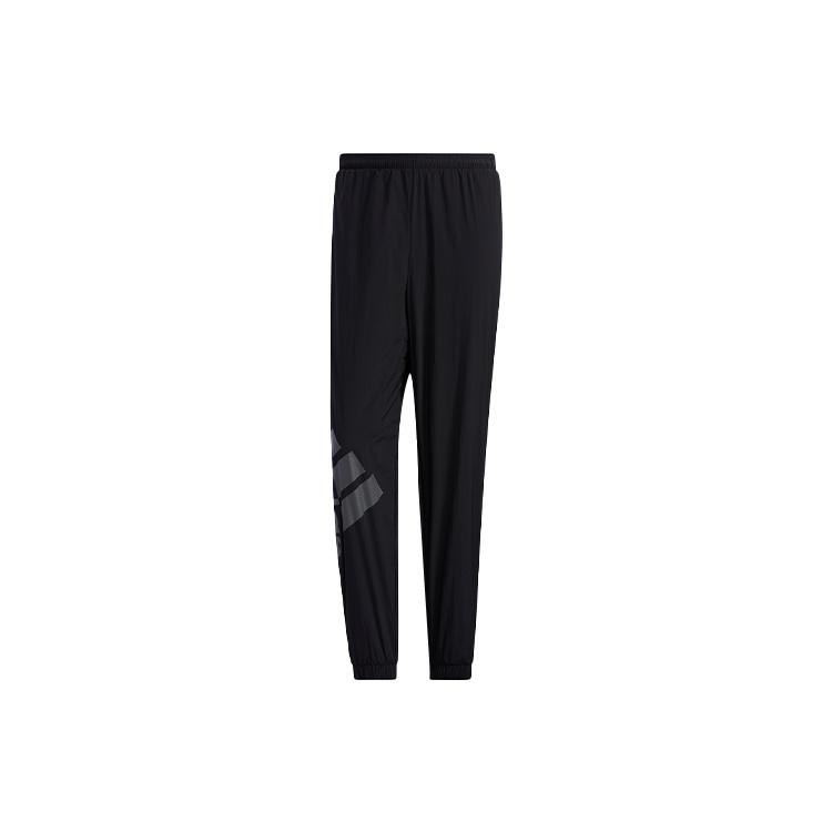 adidas Logo Alphabet Printing Colorblock Bundle Feet Sports Pants Black Men s GN0784 XS