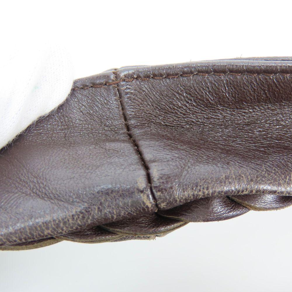 Used BOTTEGAVENETA Shoulder Bag INTRECCIATO 115653 Lambskin Brown One Belt