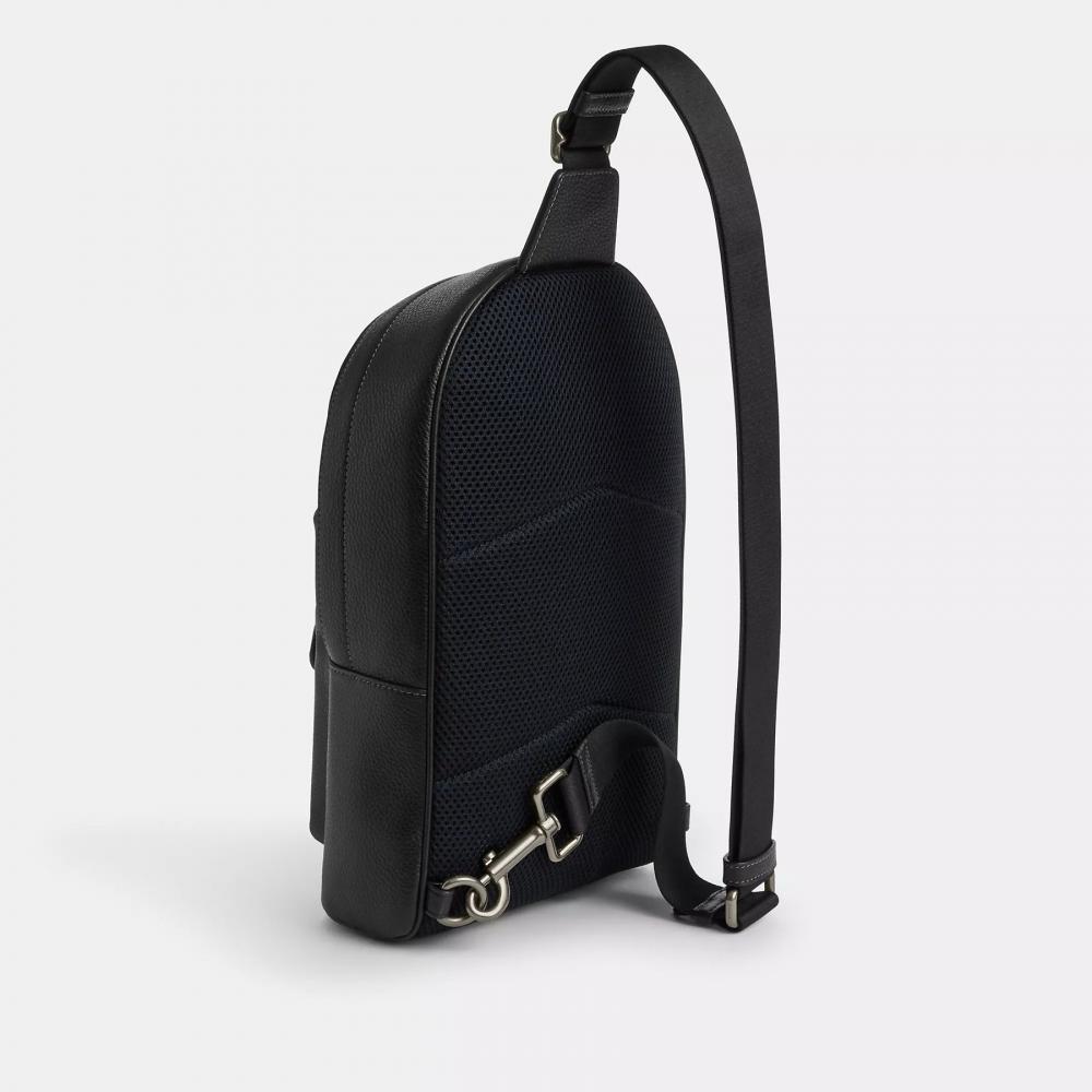 Coach West Pack Gunmetal Black