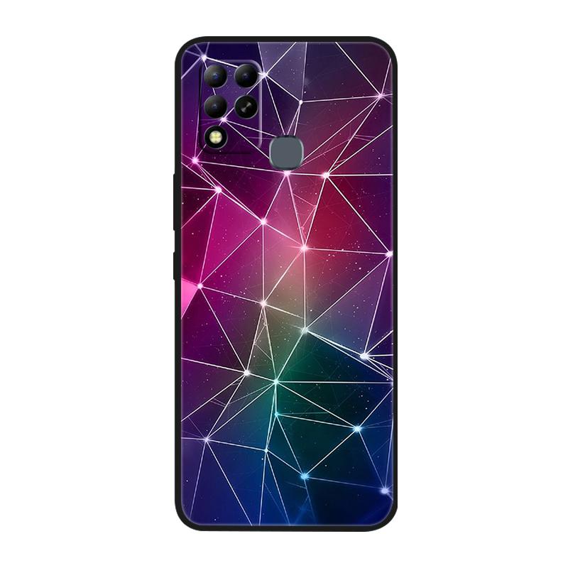 For Infinix Hot 11 G37 4G Case Covers TPU Black Silicone Cover for Infinix Hot11 G37 Protective X689F Soft G 37 Black Shells