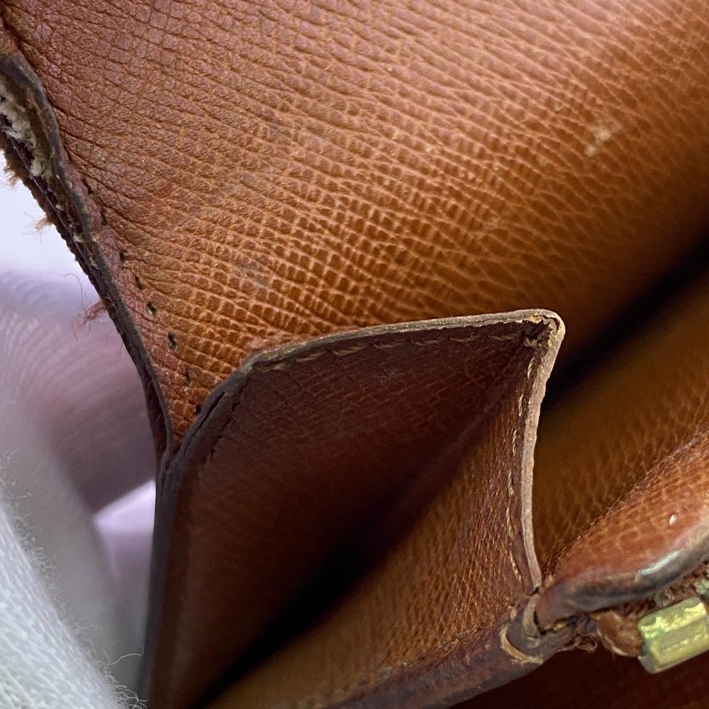 Louis Vuitton M61730 Vintage L-shaped Zipper Monogram Monogram Portonet Bie Tresol Bifold Wallet Brown Monogram Used