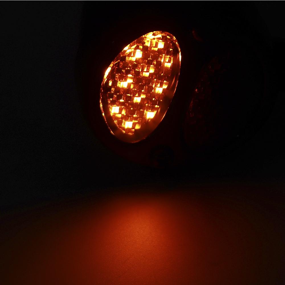 Motorcycle LED Turn Signal Light Vintage Modified Steering Lamp Indicator Fits for Yamaha