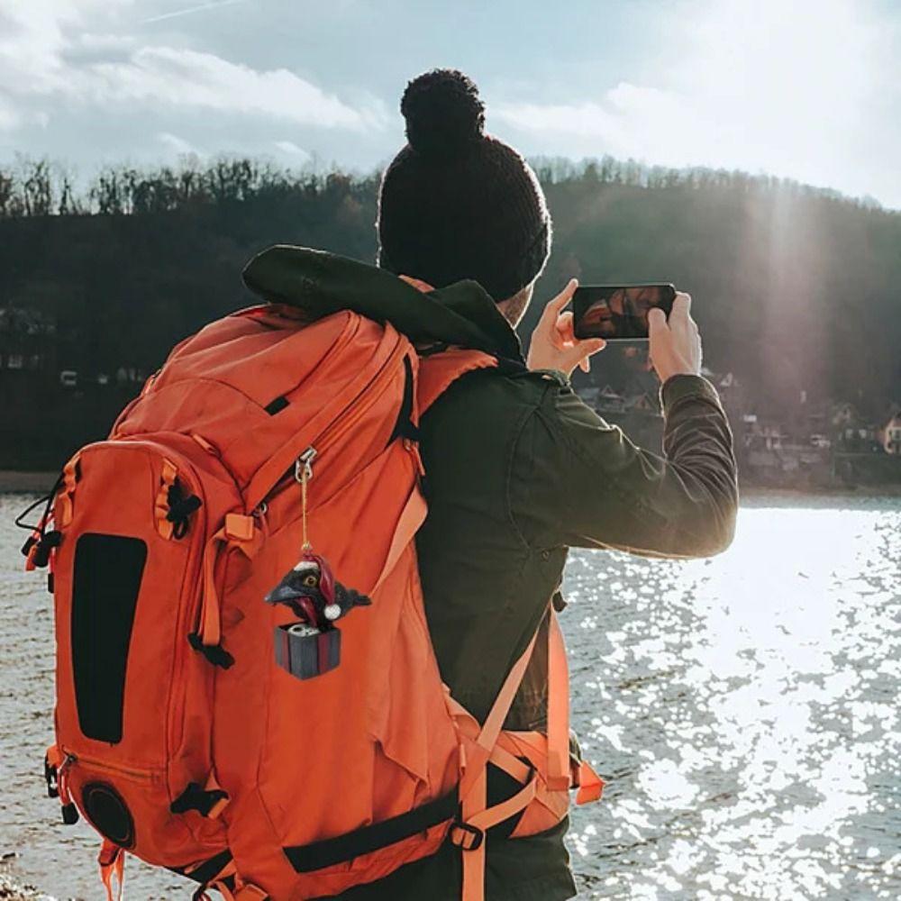 Skull Car Acrylic Pendant Double Sided Printing Skull Hanging Ornament  Backpack