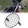 8" Headlight Grille, Motorcycle Headlight Mesh Grille Cover Side Mount Universal Lamp Protector