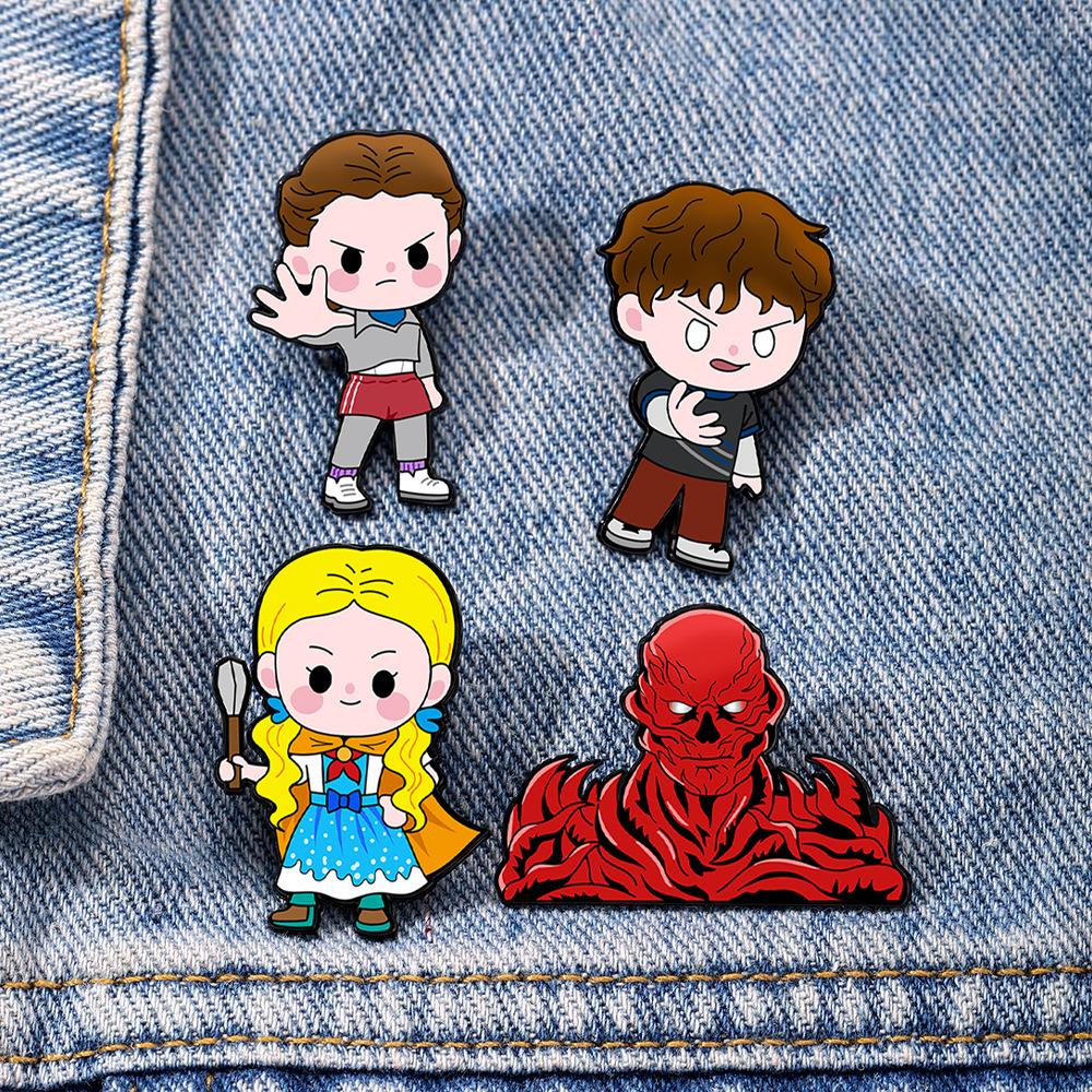Adorable Q-version Cartoon Enamel Pins Cartoon Women s Brooches Men Lapel Pins Badge on Backpack Costume Accessories Jewelry Gifs
