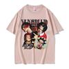 2026 Summer Cotton Tee Punk Rock Graphic Unisex WOMEN Plus Size Loose Casual Hip Hop Streetwear Breathable Top Y2k