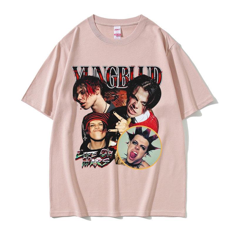 2026 Summer Cotton Tee Punk Rock Graphic Unisex WOMEN Plus Size Loose Casual Hip Hop Streetwear Breathable Top Y2k