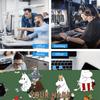 Custom Name,Moomin Mouse Pad, Large Gaming Desk Mat, Non-slip XXL Mousepad for Laptop & Tablet, Mini PC Playmat with Stitched Edges