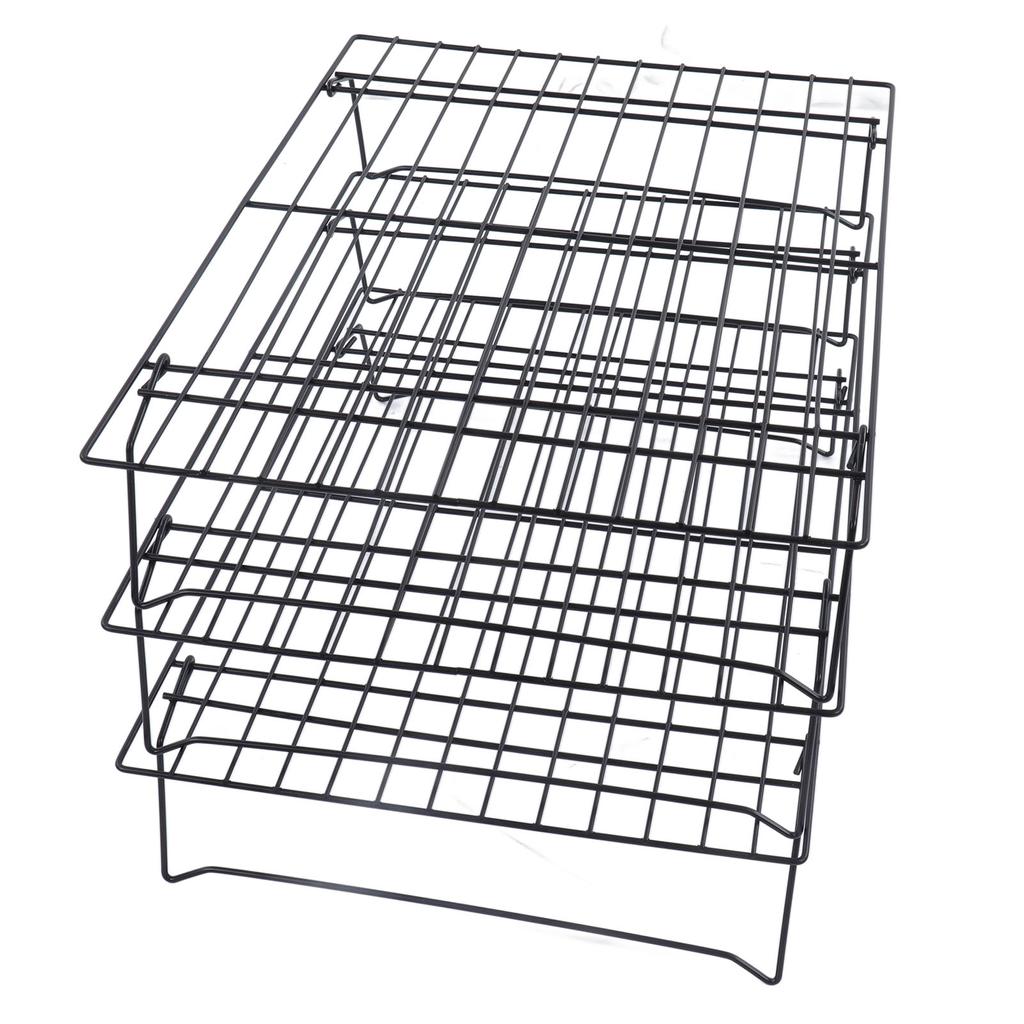 13 Inch Iron Baking Rack 3 Layer Non Stick Cooling Racks for Cooking Baking Cake Biscuits