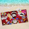 The Amazing Digital Circus Microfiber Blanket Quick Drying Beach Towels Oversized Printing Super Absorbent Pool Towel Blanket