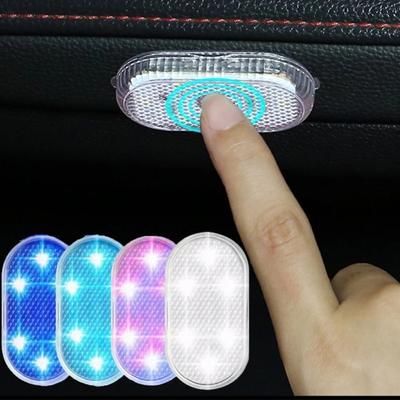 Bezprzewodowe diody Led Oświetlenie wnętrza samochodu Lampa LED Magnetyczna samochodowa lampa sufitowa Touch Light USB Charge Oświetlenie drzwi samochodu Oświetlenie wnętrza samochodu
