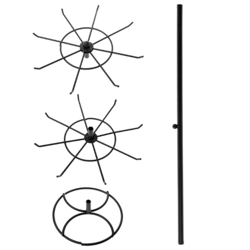 Jewelry Display Rack 2 Tier Rotating Necklace Holder Jewelry Tree Stand Jewelry Organizer for Necklaces Bracelet Earring