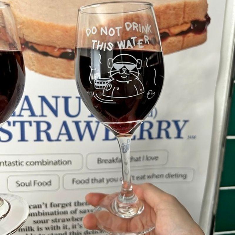 Elegant Table Gentle Gangster Cat Wine Glass 4 Types for Christmas Home Party