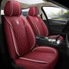 Universal Leather Car Seat Cover & Cushion for All Seasons - Winter Model