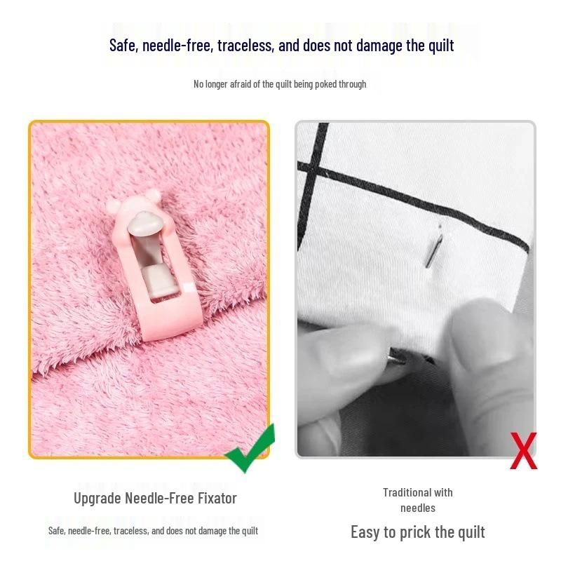 Réduction Nouvel Utilisateur: Clips Fixateurs de Couette Antidérapants Invisibles Sans Aiguilles