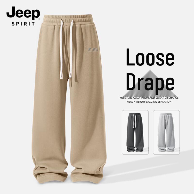 JEEP SPIRIT Men's 2025 Casual Straight-Leg Pants