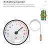 Dial Thermometer with Capillary Tube Household Usage Indoor Temperature Gauge -40~+40℃/10-120℃ for Refrigerators Oven