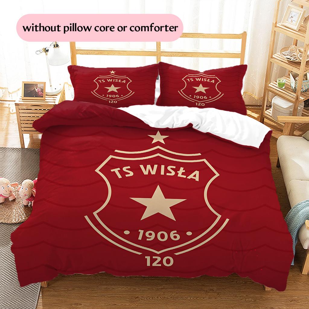 Set Copripiumino Trapuntato Modello WISLA KRAKOW Decorazione per la Casa Regalo (1 * copripiumino + 2 * federe senza imbottitura).xwn