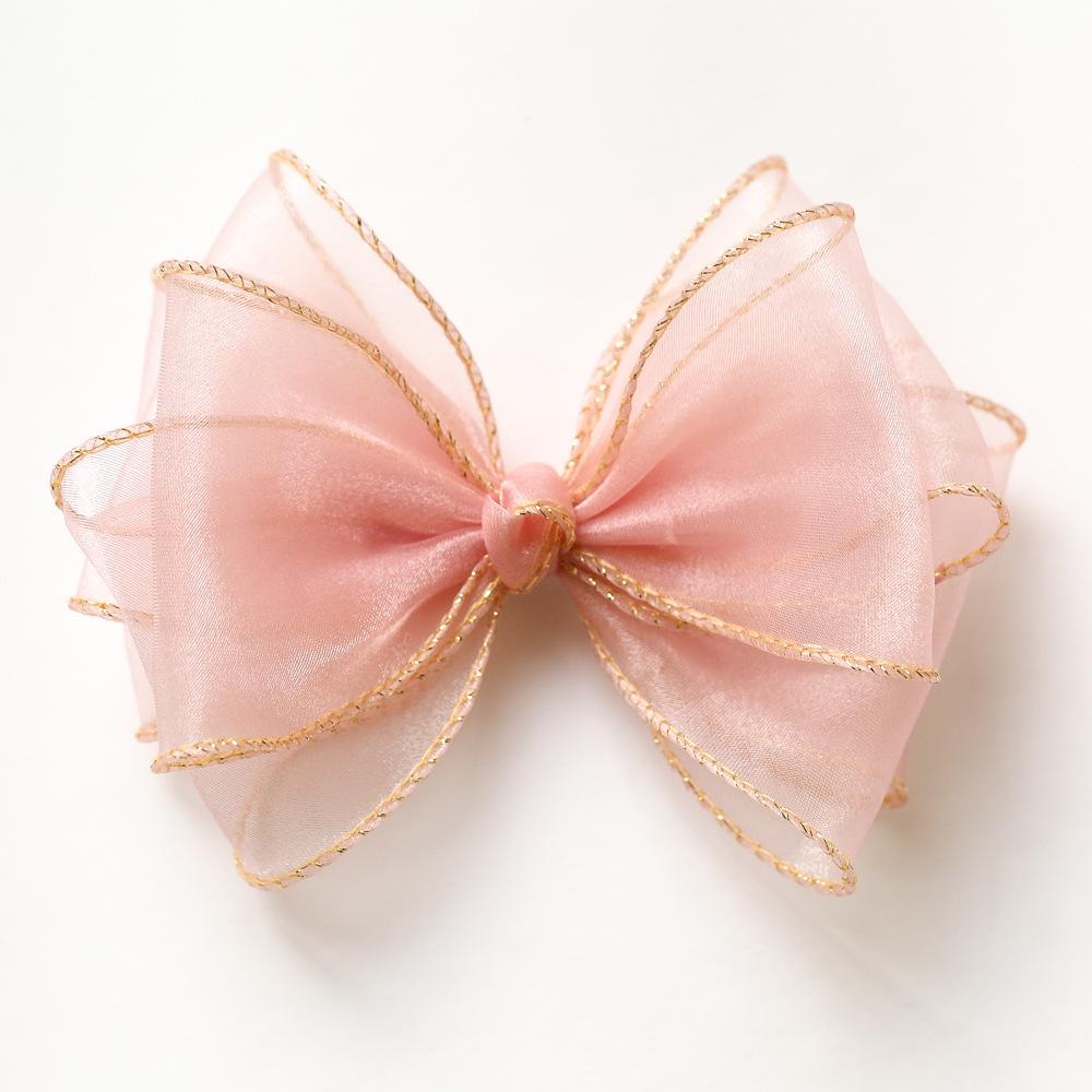 Girls' Princess Crown Bow Hair Clip - Korean Style Fairy Holiday Accessory