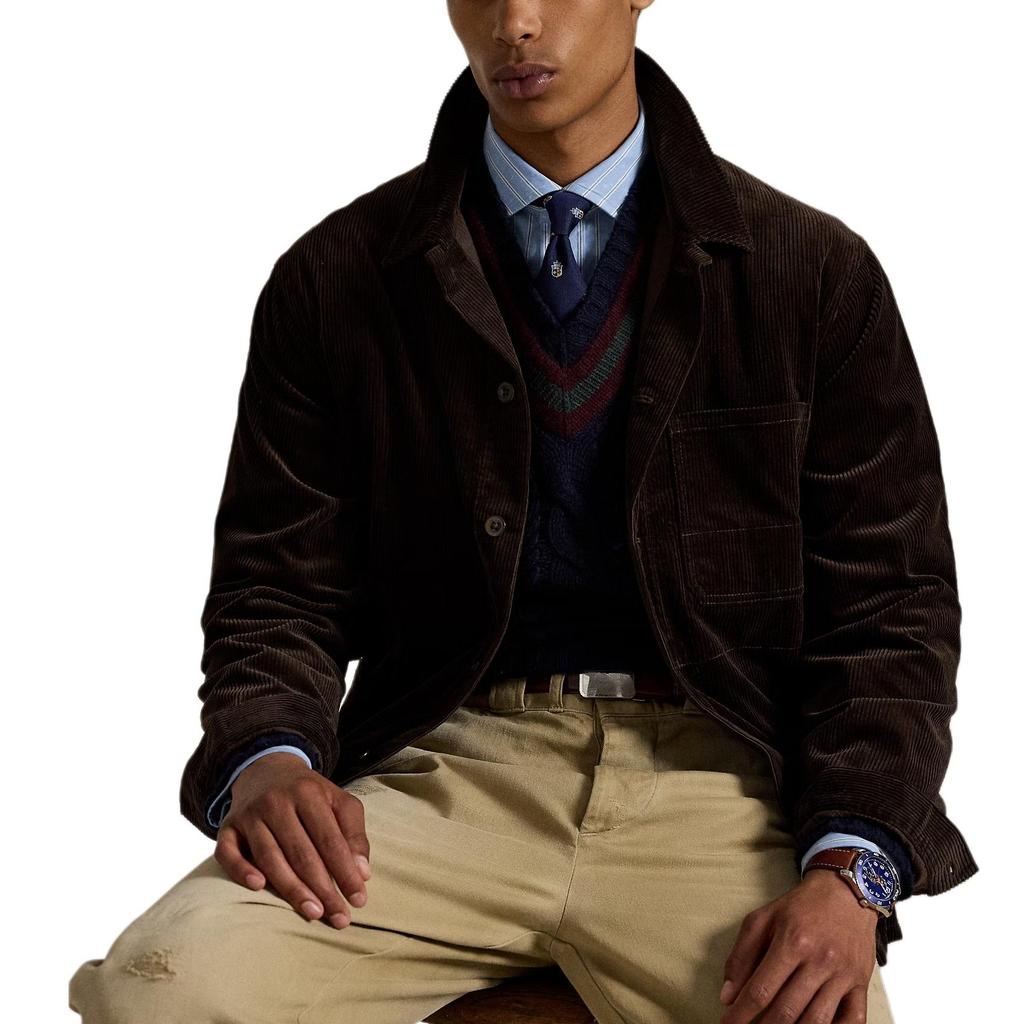 Polo Ralph Lauren FW25 Bundy a kabáty Pánské Hnědá 710979448-002