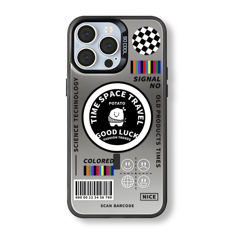 Magnetyczne matowe laserowe etui Zhitai dla iPhone 12/13/14 i Huawei P70