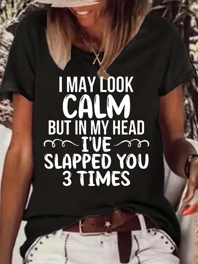 Polyester 100% Hot-selling New Product: A Girl Holding An Umbrella Printed Round-neck Short-sleeved T-shirt for Women's Summer