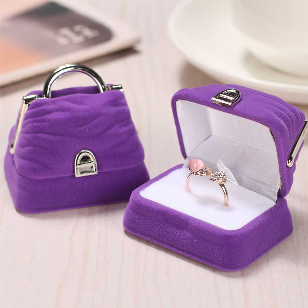 Jewelry Box Earrings Ring Storage Organizer Home Travel Necklace Decorative Display Case Management Packaging Holder