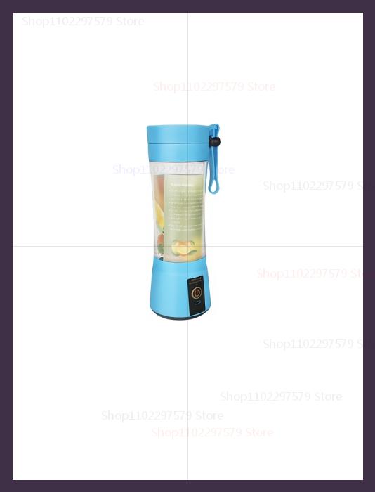 

380 мл Портативная Электрическая Соковыжималка Блендер для Смузи USB Перезаряжаемый Кухонный Комбайн Мини Миксер для Фруктов для Путешествий Кухни Тренировок синий