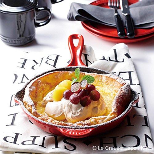 Le Creuset Cast Iron Enamel Skillet, 20 cm, Matte Black, Gas, Induction, and Oven Compatible [Official Japanese Product]