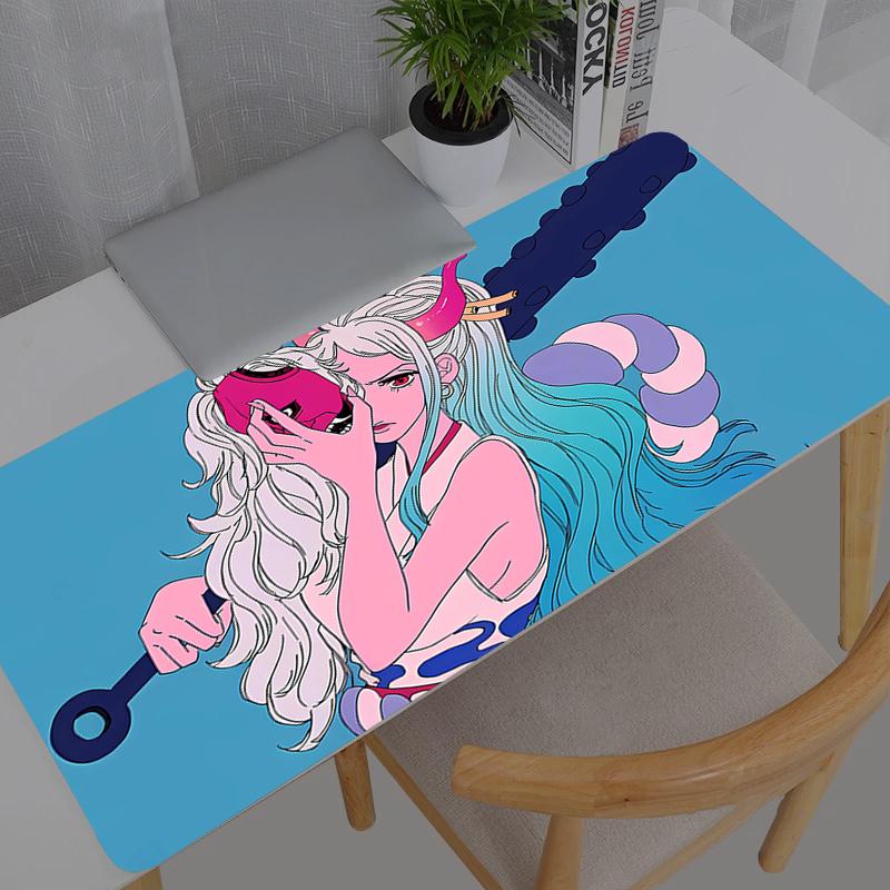 Large Gaming Mouse Pad One Piece Yamato Anime Pc Xxl Computer Gamer Desk Mat For Cs Go Lol Xxl Laptop Kawaii Mousepad