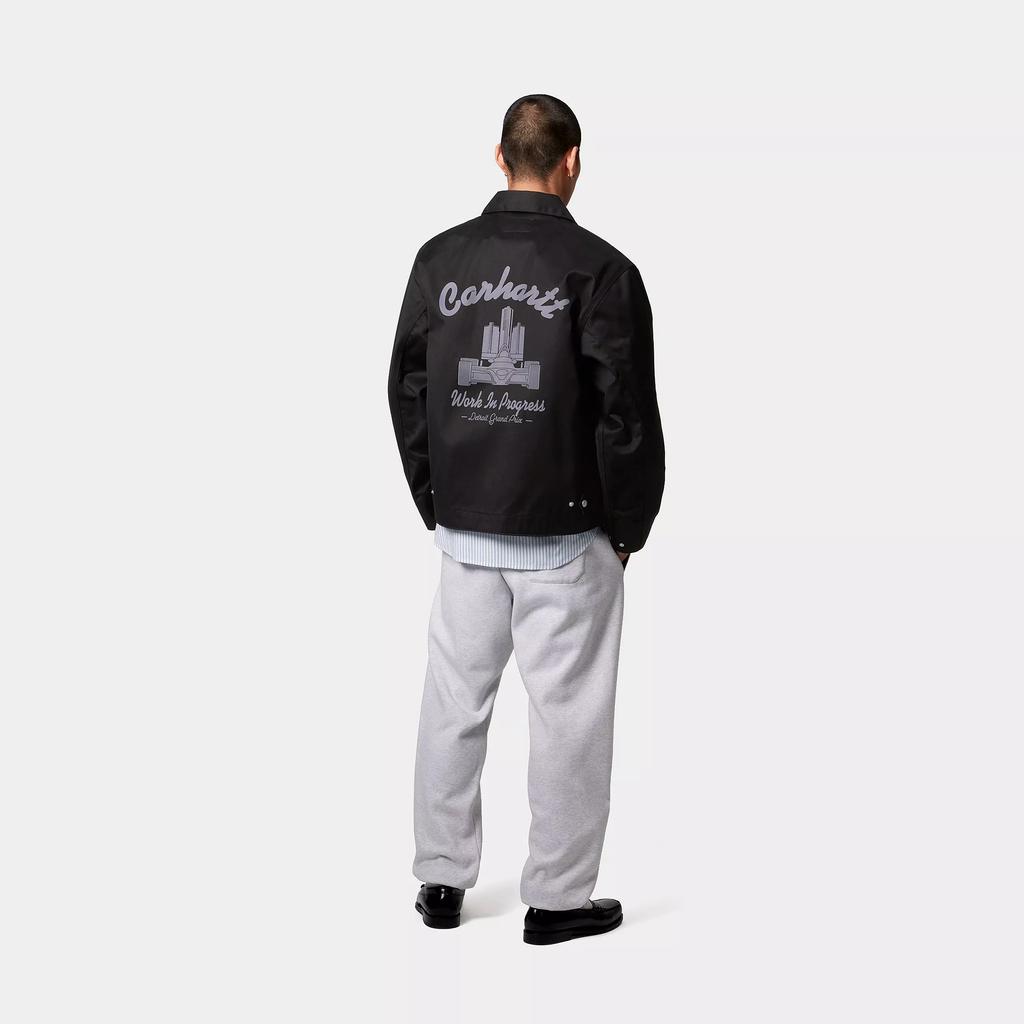 Carhartt WIP Bainha e Punho Ajustáveis Gola com Zíper Manga Longa Jaqueta Jaquetas Masculinas I034517-2WL-01