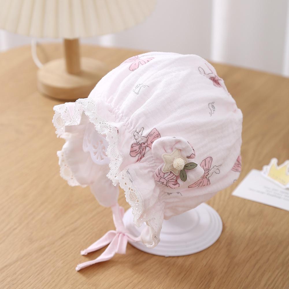 Breathable Baby Girl  Bonnet 0-12M Fisherman Hat 2025 Baby Sun Hat  Spring Autumn