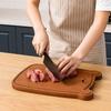 Cute Design Bear Cutting Board Solid Wood Bread Board Ebony Wood Cutting Board  Bread Cutting