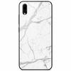 Case Tempered Glass Hard Clear Phone Case For Vivo Y91C Protector Shockproof Marble Fundas Coque